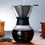 Glass Coffee Kettle with Stainless Steel Filter - The Next Door Neighbor 