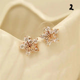 Christmas Snowflake Stud Earrings