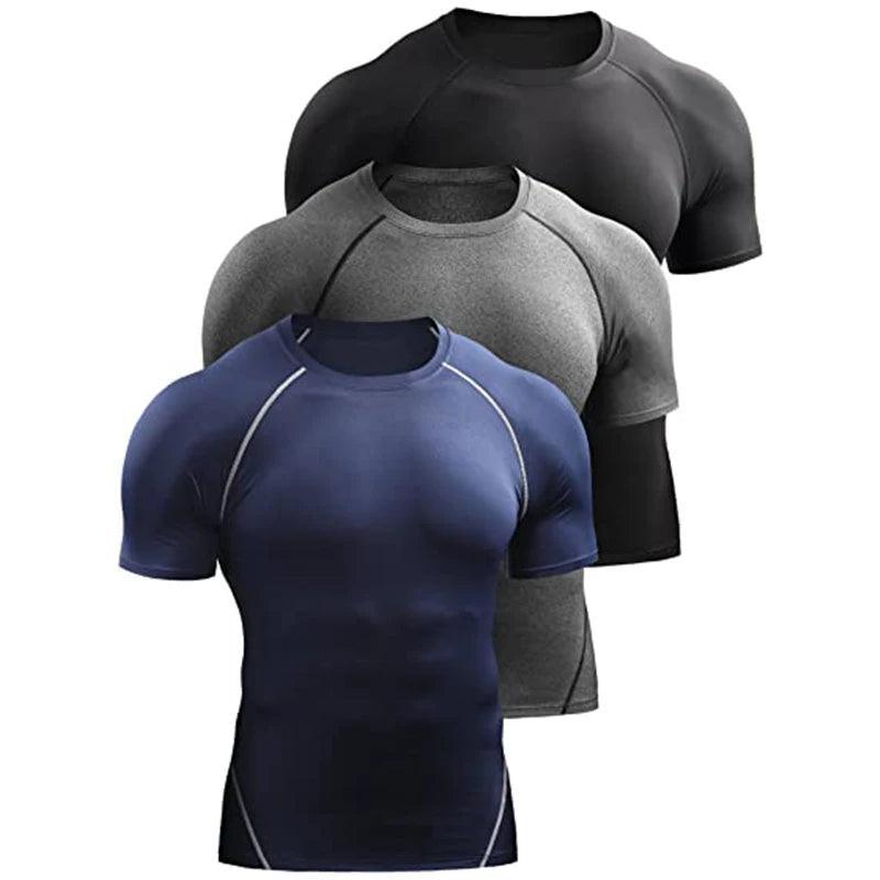 Men's Quick-Drying Elastic Compression T-Shirt