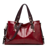 Kathie Leather Tote Purse
