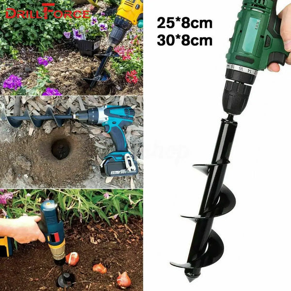 Garden Planter Spiral Drill Bit - The Next Door Neighbor 